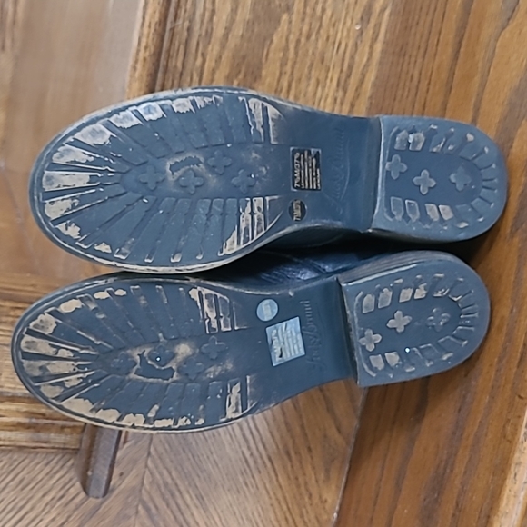 Lucky Brand Nolan Black Leather Moto Boots - Picture 9 of 10